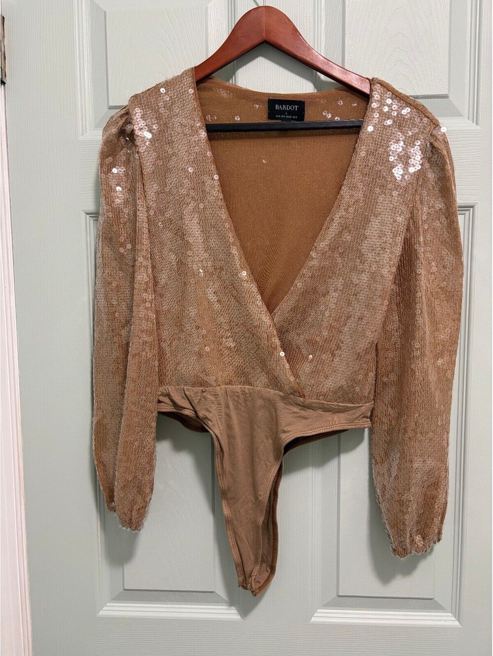 Bardot Sequin Body Suit Size Small